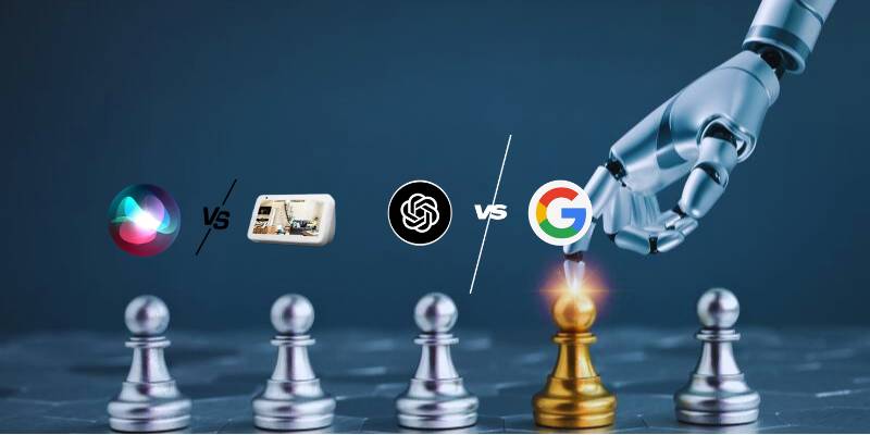 the battle of ai assistants alexa vs. siri vs. google vs. chatgpt