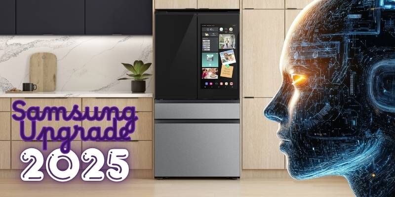 your fridge just got smarter (and might try to sell you something) samsung’s bold 2025 upgrade